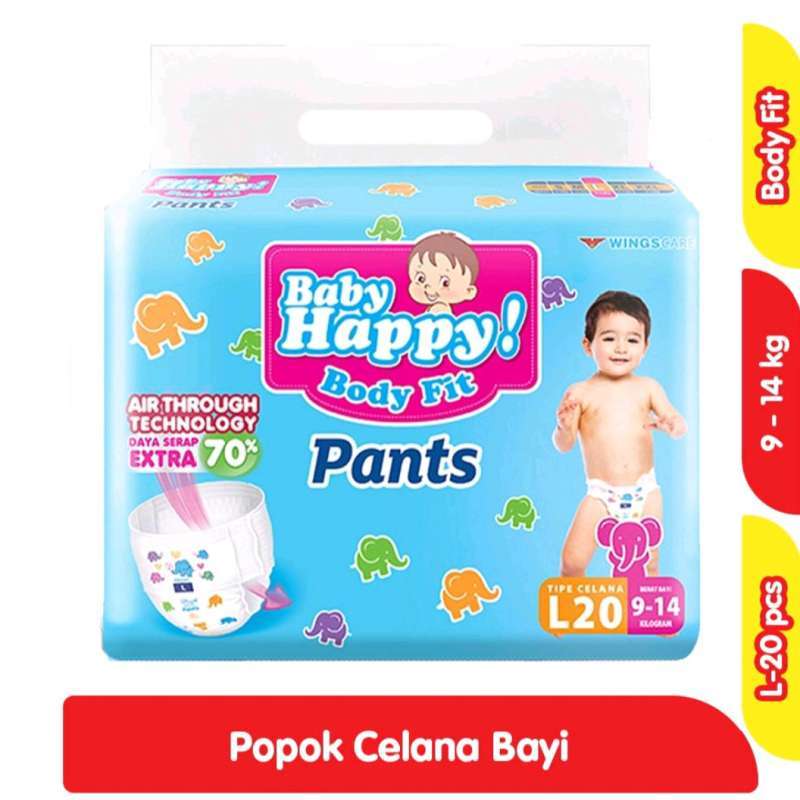 Baby Happy Body Fit Pants L 20PCS