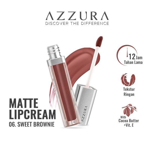 Azzura Matte Lipcream 06 Sweet Brownie 4GR