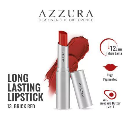 Azzura Long Lasting Lipstick 13 Brick Red 3GR