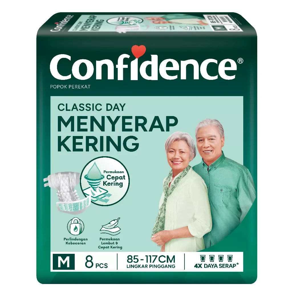 Confidence Popok Perekat Classic Day M 8PCS