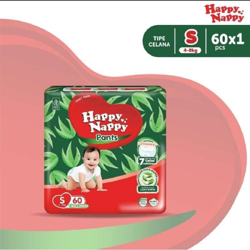 Happy Nappy Pants S 60PCS