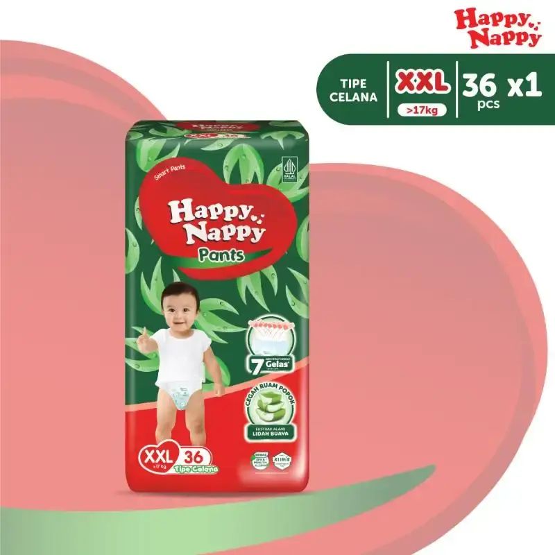 Happy Nappy Pants XXL 36PCS