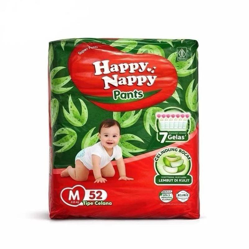 Happy Nappy Pants M 52PCS