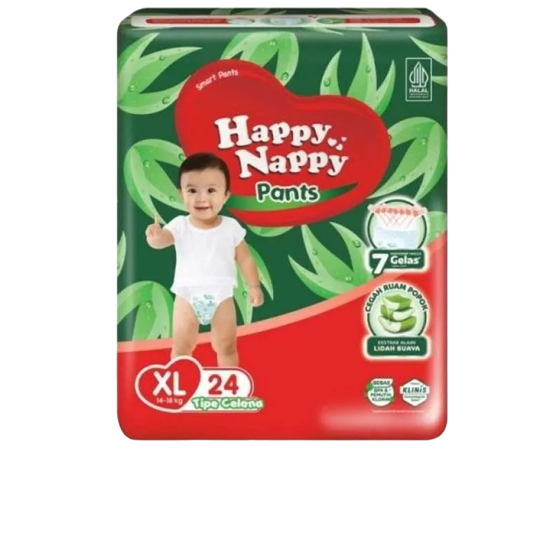 Happy Nappy Pants XL 24+2PCS