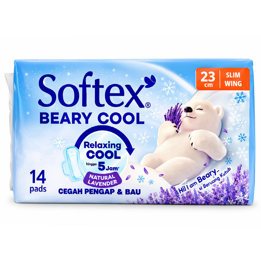 Softex Beary Cool 23cm Slim Wing 14PCS