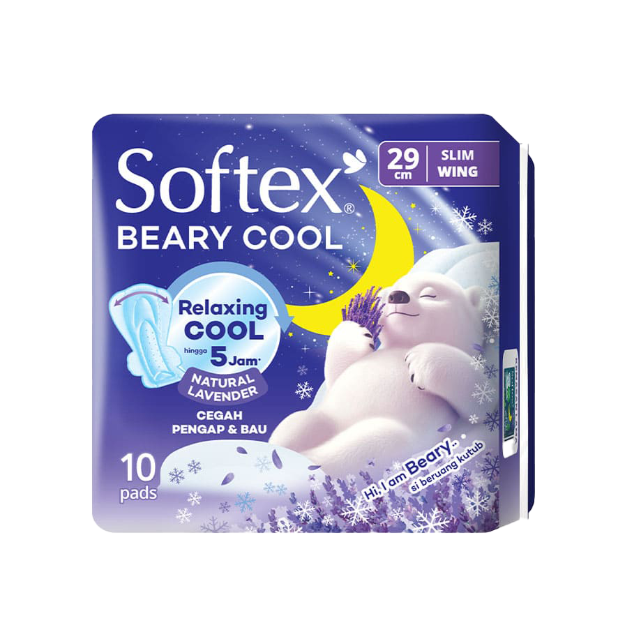 Softex Beary Cool 29cm Slim Wing 10PCS