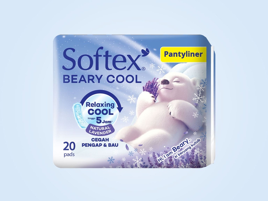 Softex Beary Cool Pantyliner 20PCS