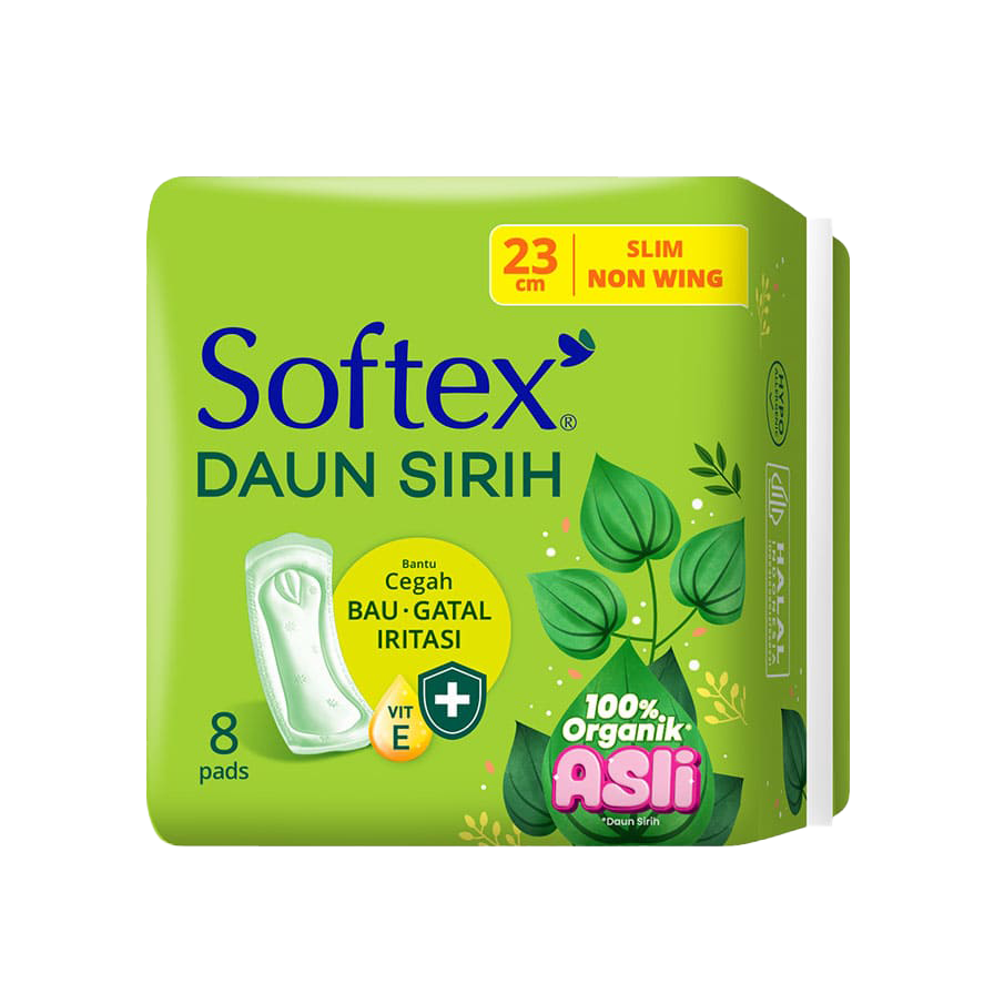Softex Daun Sirih 23cm Non Wing 8PCS