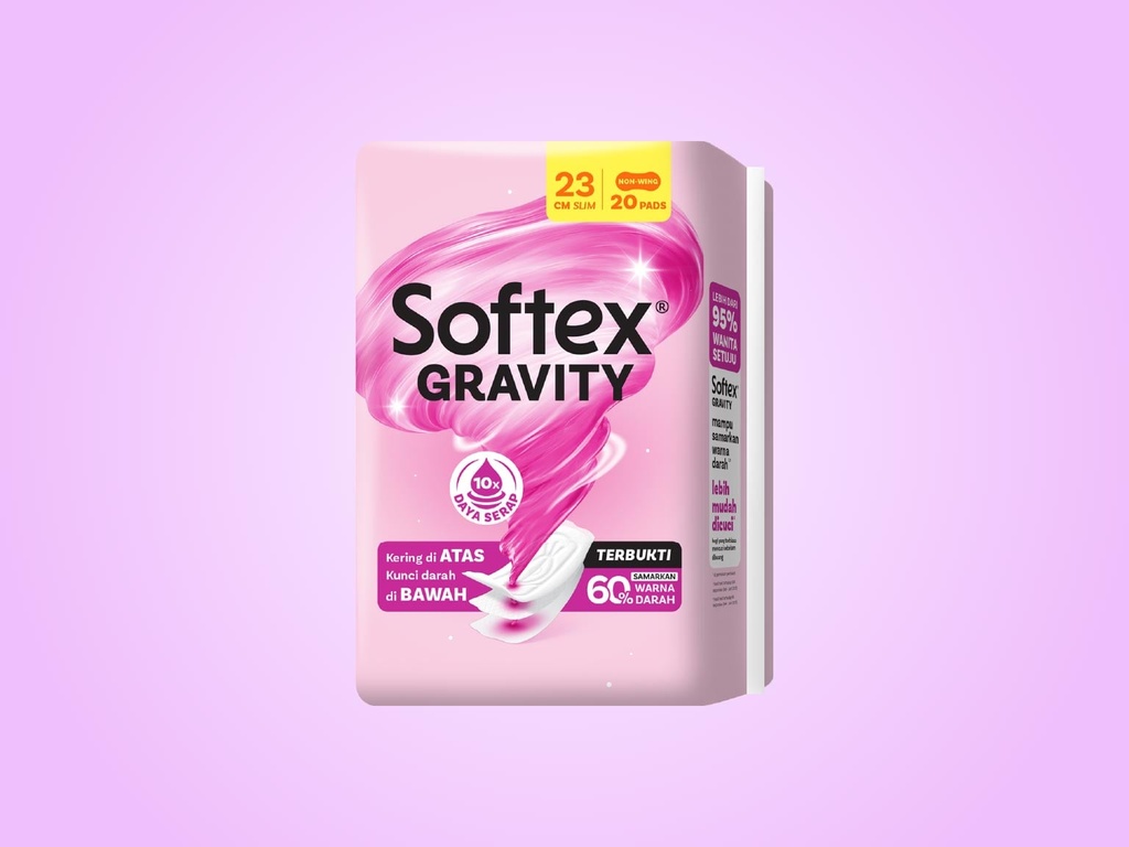 Softex Gravity 23cm Non Wing 20PCS