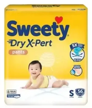 Sweety Dry X-Pert Pants S 56PCS