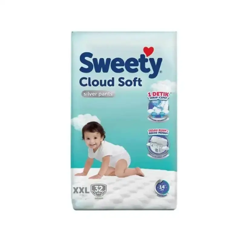 Sweety Cloud Soft Silver Pants XXL 32PCS