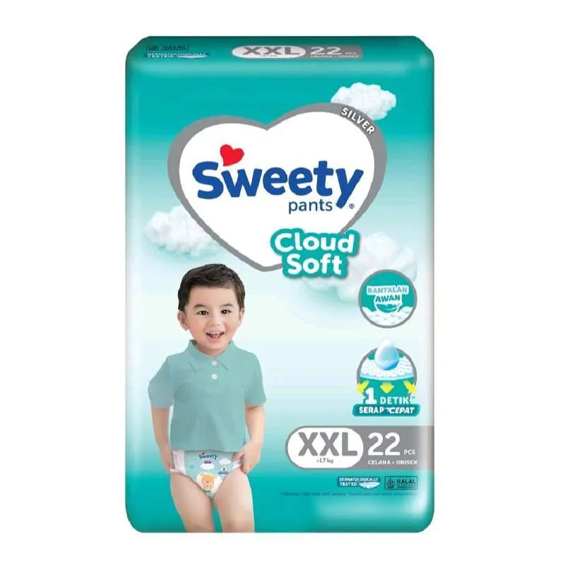 Sweety Cloud Soft Silver Pants XXL 22PCS