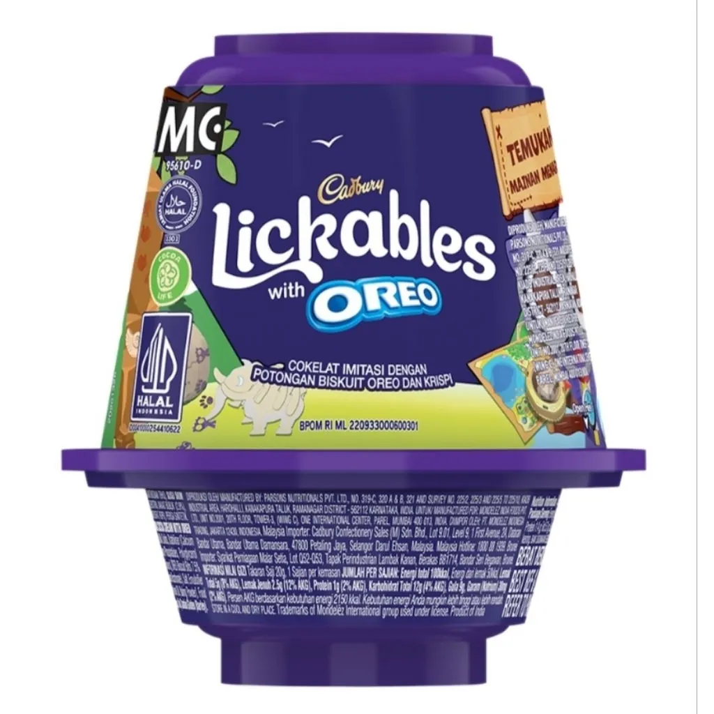 Cadbury Lickables With Oreo 20GR