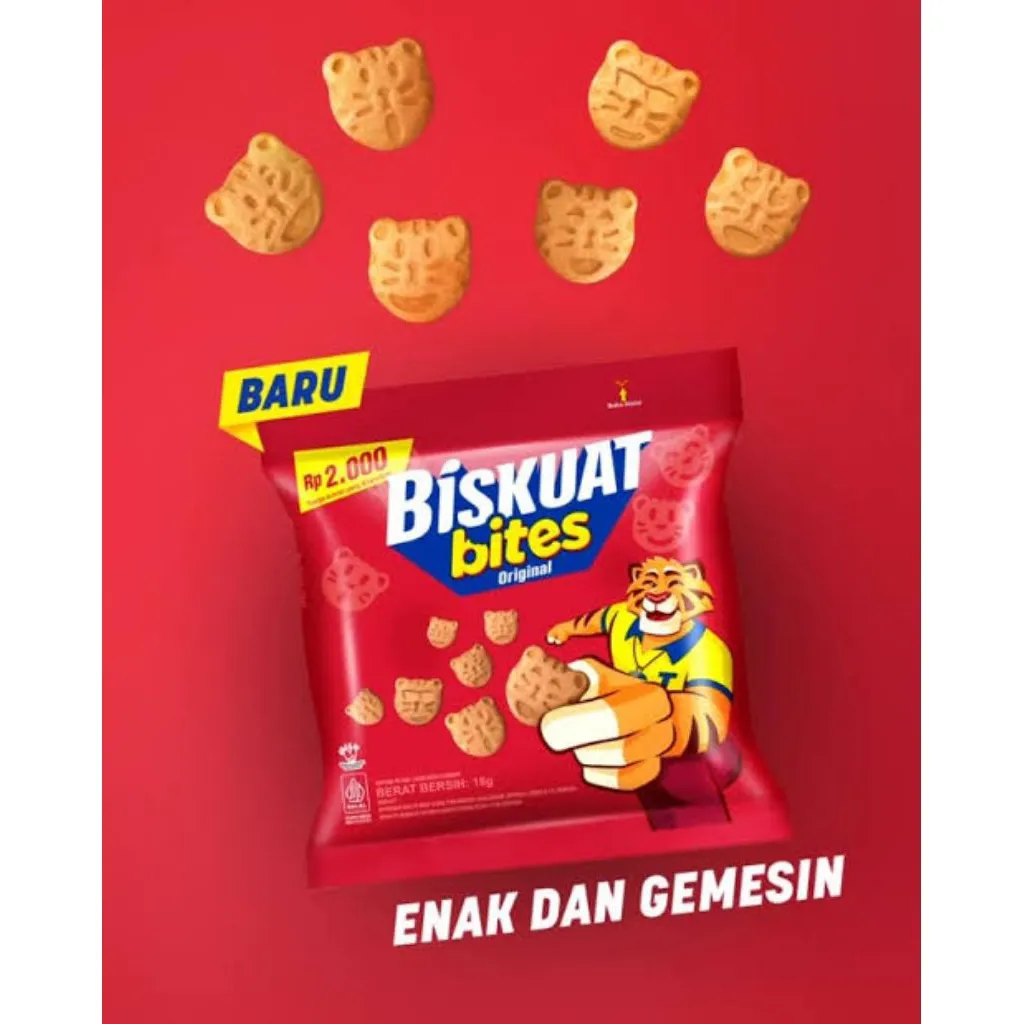 Biskuat Bites Originial 18GR