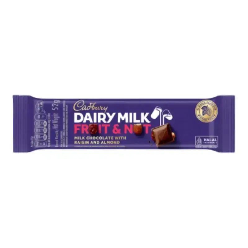 Cadbury Dairy Milk Fruit & Nut 52GR