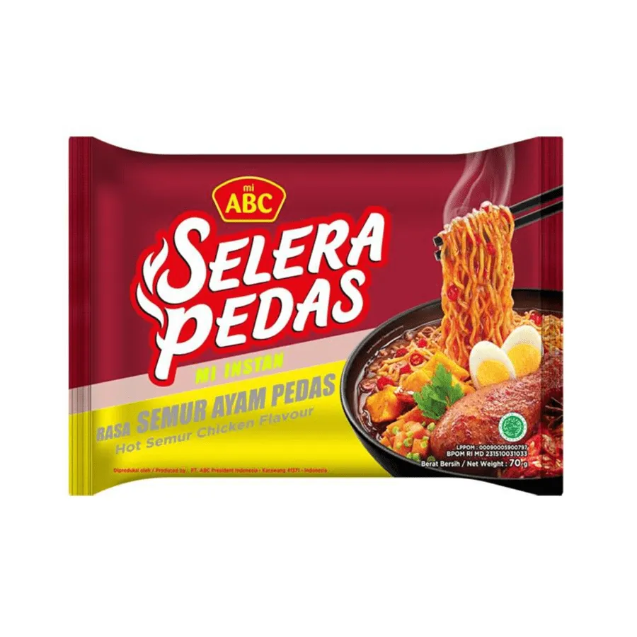 Mi ABC Selera Pedas Rasa Semur Ayam Pedas 70GR