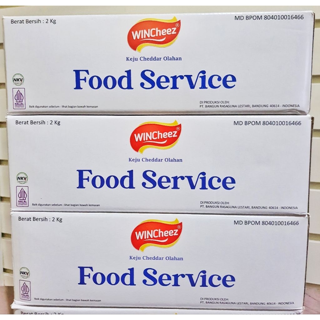 Wincheez Keju Cheddar Olahan Food Service 2KG