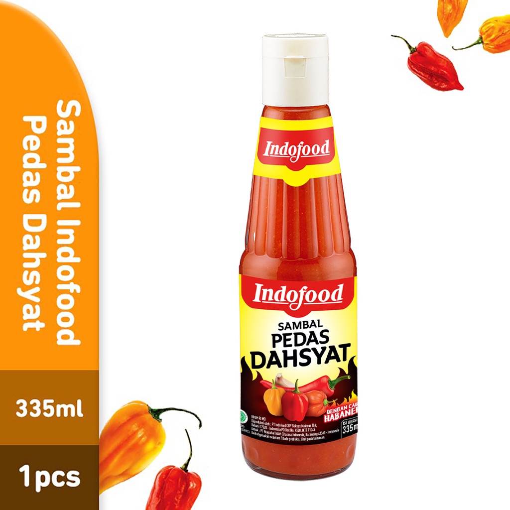 Indofood Sambal Pedas Dahsyat Btl 335ML