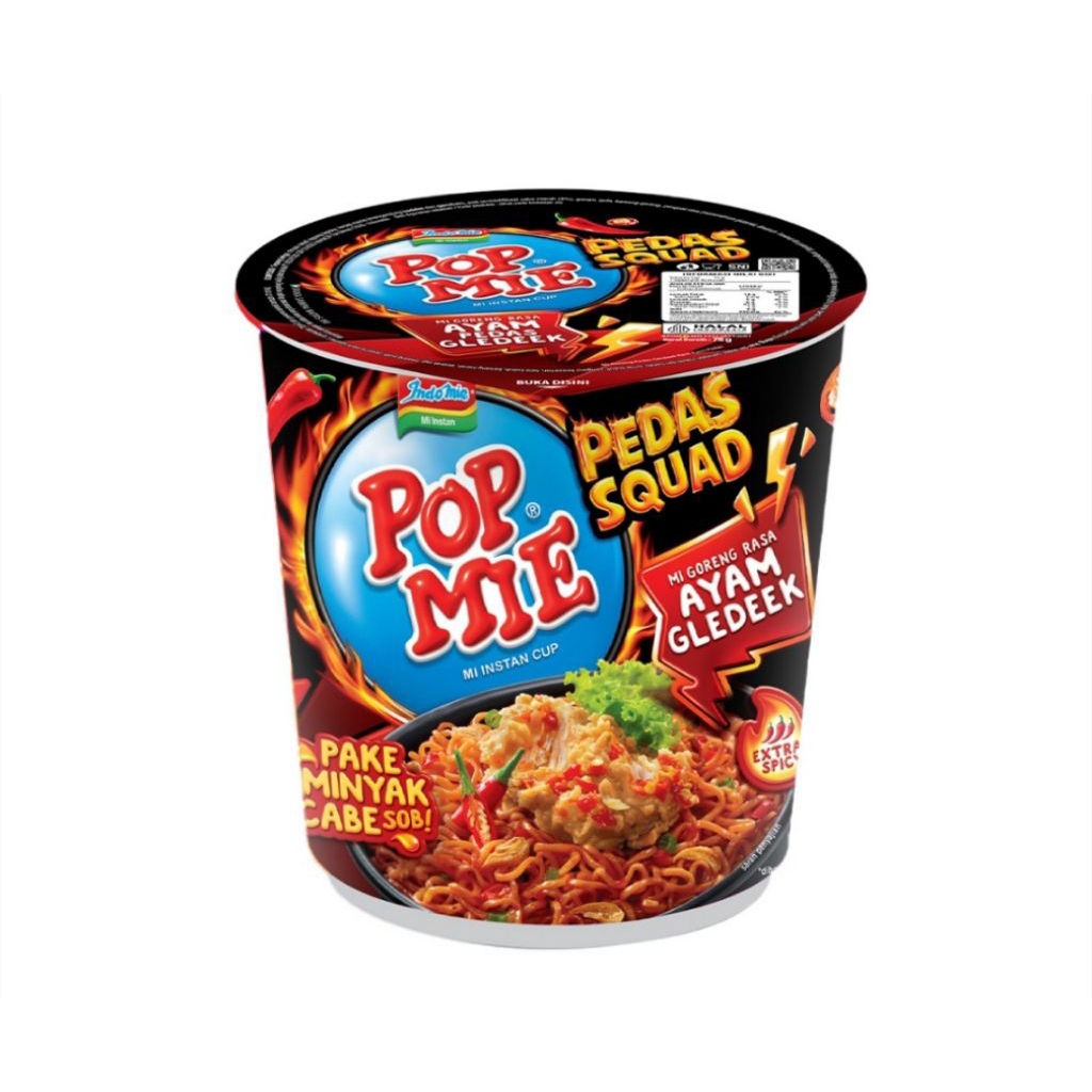 Pop Mie Pedas Squad Ayam Gledeek 75GR
