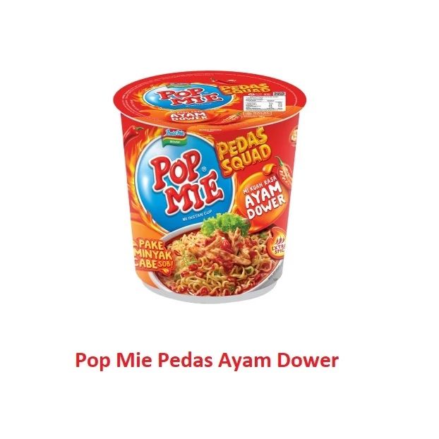 Pop Mie Pedas Squad Ayam Dower 75GR