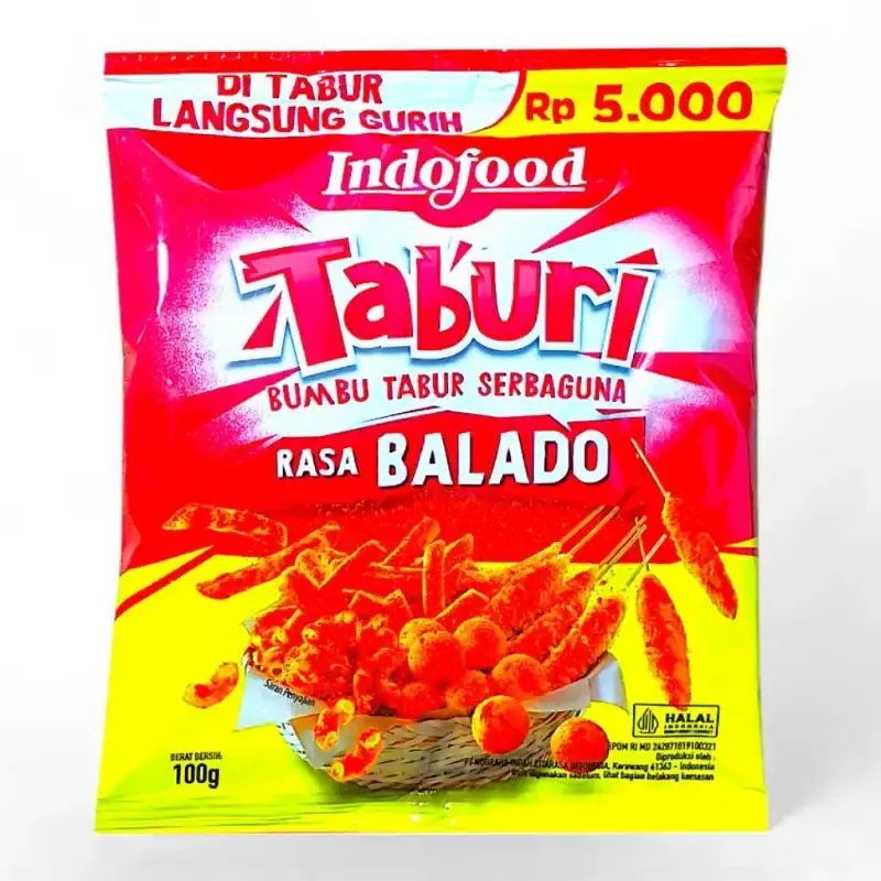 Taburi Bumbu Tabur Serbaguna Balado 100GR