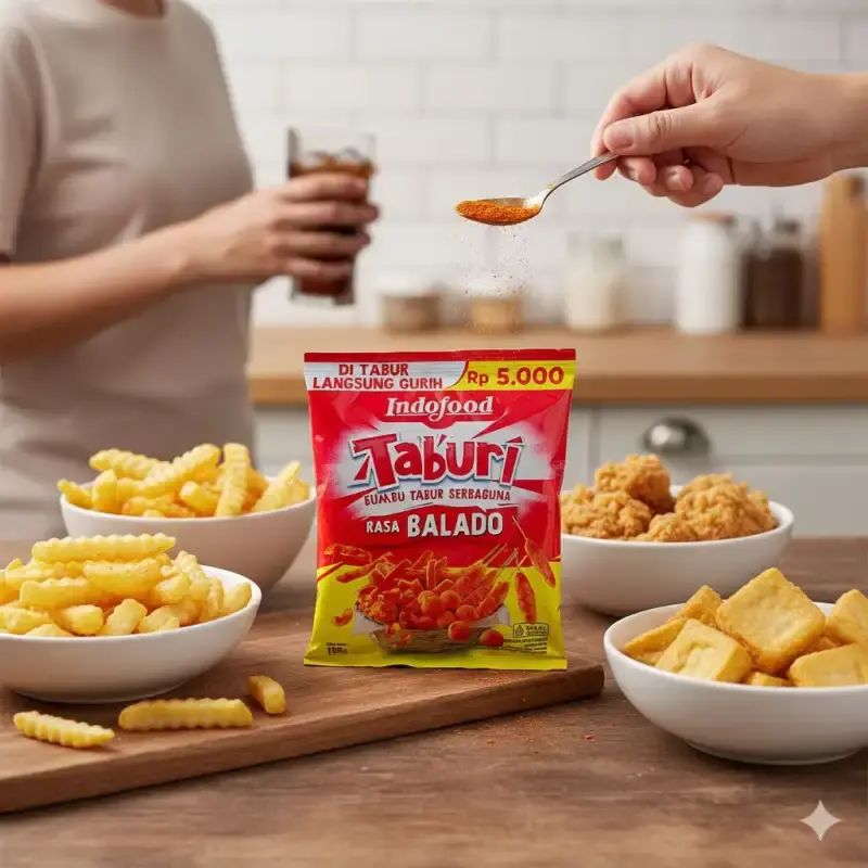 Taburi Bumbu Tabur Serbaguna Balado Pedas Manis 100GR