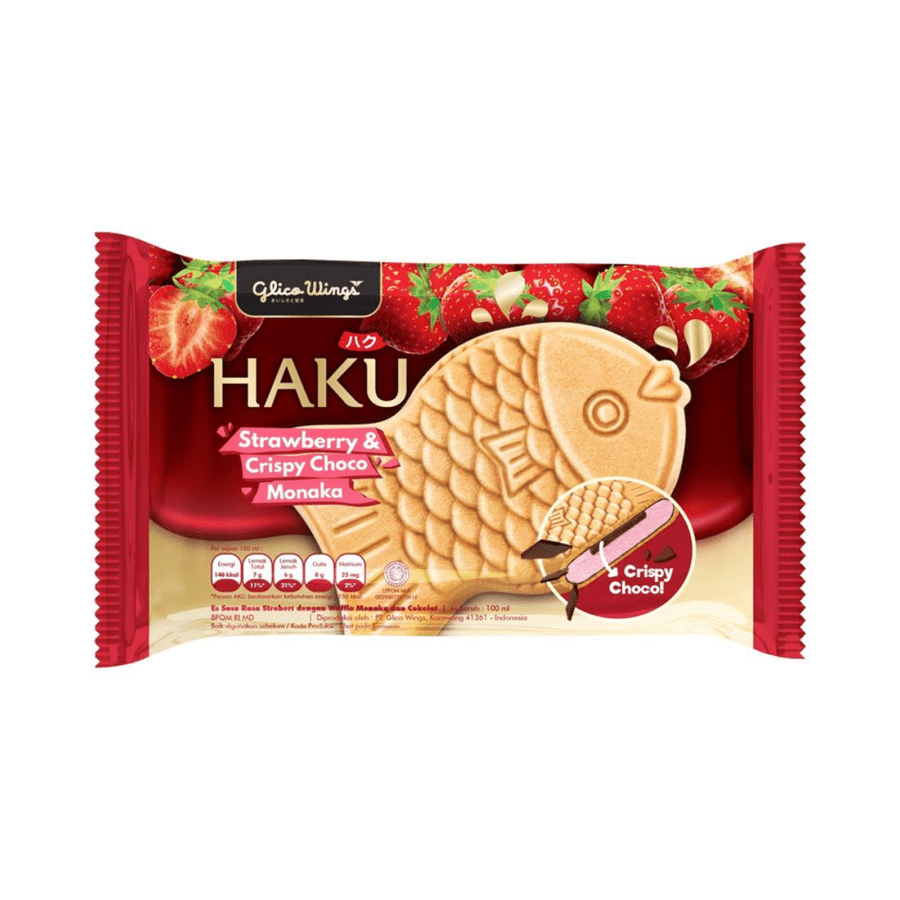 Haku Strawberry & Crispy Choco Monaka 100ML
