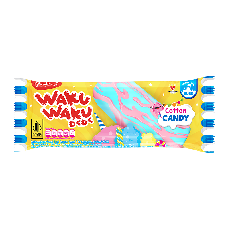 Waku Waku Cotton Candy 60ML